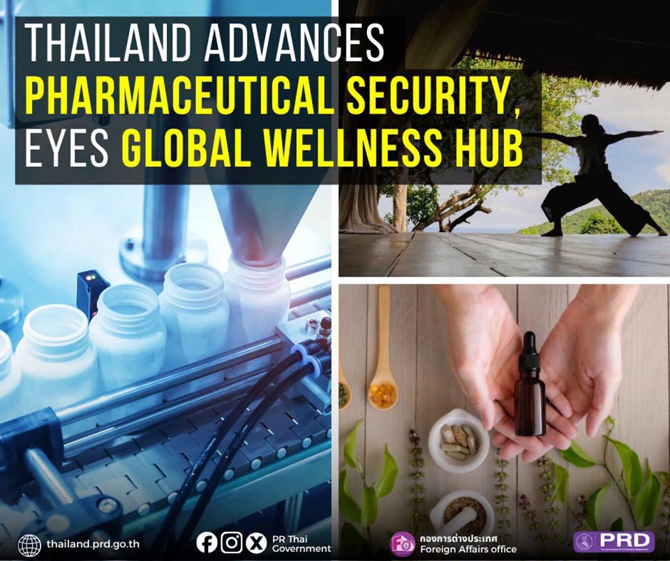 Thailand aims to cut drug imports and lead global wellness industry