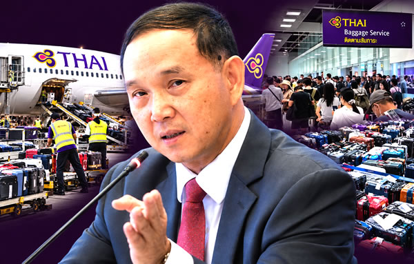 Thai Airways boss fired by the board chaired by Finance Ministry chief on Friday over baggage crisis
